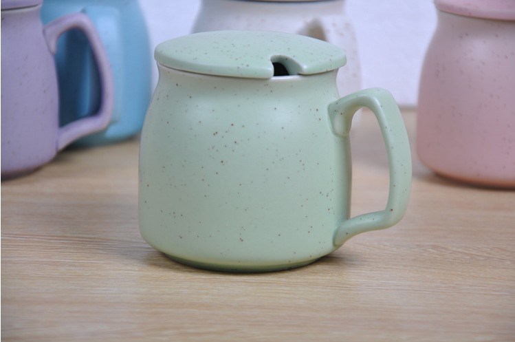 Copo cerâmico do café da manhã Copo cerâmico para o leite, copo da porcelana do café
