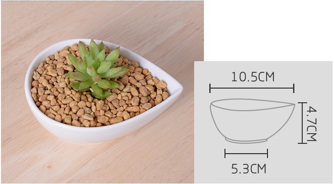 Adorno Característica Personalidade Mesa Com Flores Brancas Pote Pequeno