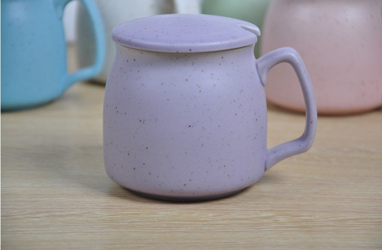 Copo cerâmico do café da manhã Copo cerâmico para o leite, copo da porcelana do café