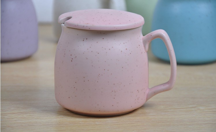 Copo cerâmico do café da manhã Copo cerâmico para o leite, copo da porcelana do café