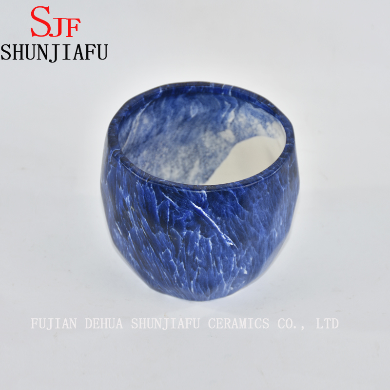 Vaso de flor cer&acirc;mico da noite estrelado de Van Gogh s&eacute;rie