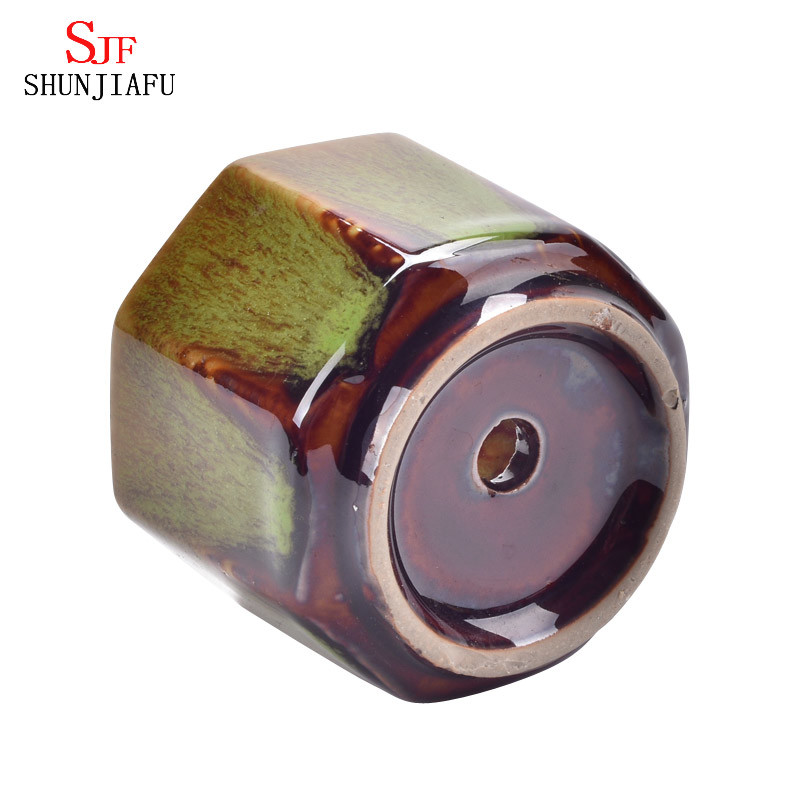 Vaso cer&acirc;mico de v&aacute;rias carnes por atacado, bonsais criativos.