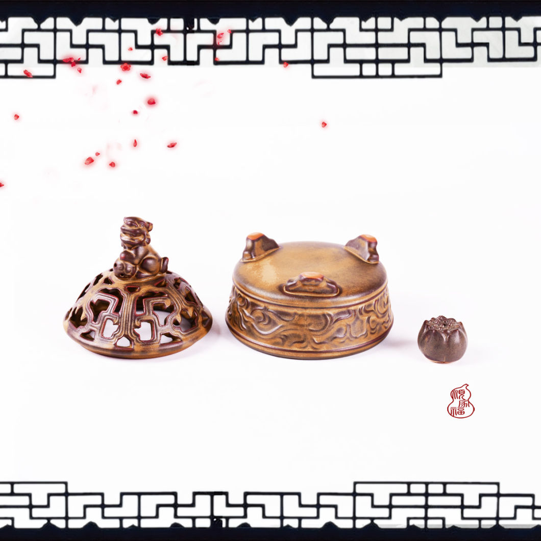 um Queimador de Incenso de Le&atilde;o &Uacute;nico Incens&aacute;rio de Queimador de Incenso de Estilo Cl&aacute;ssico