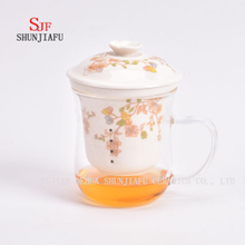 Mais estilo e cores Office Household Flower Tea Tea Cup