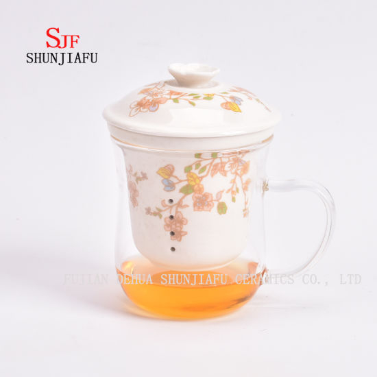 Mais estilo e cores Office Household Flower Tea Tea Cup