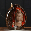  Portador de backflow de cerâmica incenso incenso incenso queimador de incenso Guanyin Shape no atacado Decoração