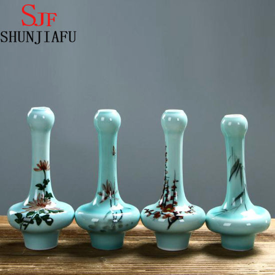 Vaso Pintado à Mão Cerami⪞ para Decoração Doméstica