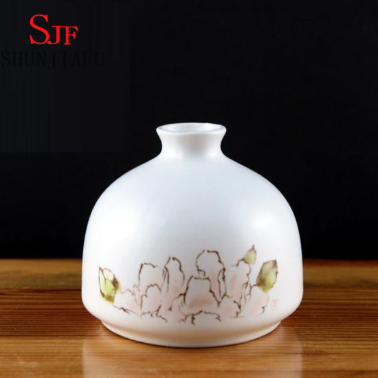 Vaso de flor de porcelana presente criativo decoração de casa