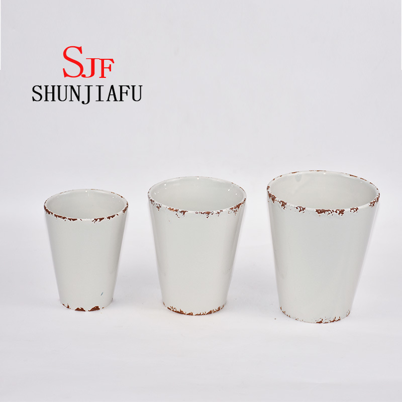 3 Tamanho Vintage Planta Cer&acirc;mica Decorativa Senhor Pumpkin Flowerpot