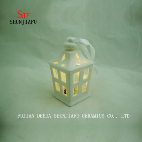 Castiçal de cerâmica Mobiliário Decoração Natal Vela Presente Vintage Home Decor