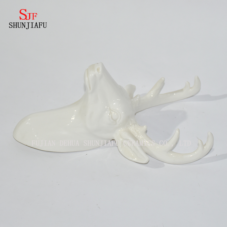 Decora&ccedil;&atilde;o cer&acirc;mica da decora&ccedil;&atilde;o da parede da cabe&ccedil;a dos cervos da taxidermia / chifre de galvaniza&ccedil;&atilde;o do ant&iacute;lope