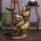 Chaleira de cerâmica Queimador de incenso Artesanato Decoração para casa