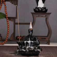 Incensário de torre de refluxo de fumaça de queimador de incenso de cerâmica