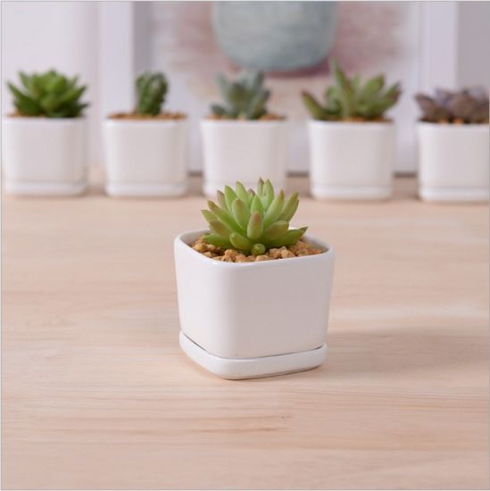 Personalidade Moda Cerâmica Branca Porcelana Base Vaso