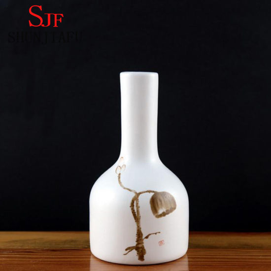 Vaso de flor de porcelana presente criativo decoração de casa
