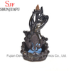 Queimador de incenso em cerâmica Ganesh sentado no estágio de lótus