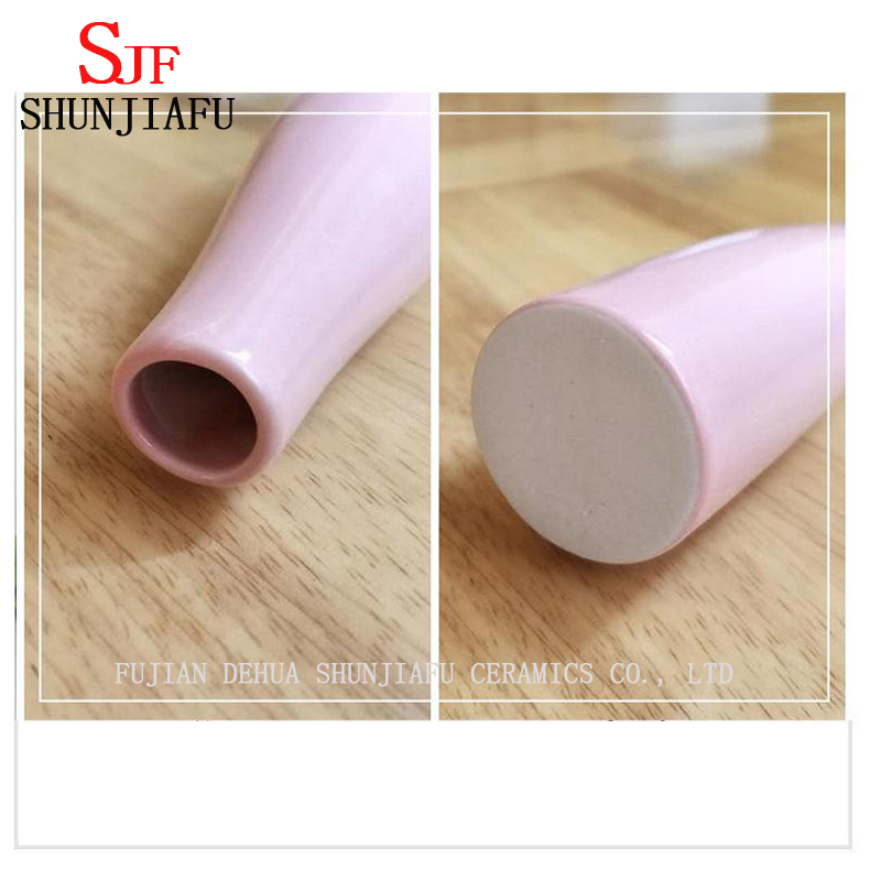 Vaso cer&acirc;mico da decora&ccedil;&atilde;o simples do agregado familiar do estilo / vaso de flor