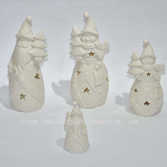 Suporte cerâmico da vela do Multi-Estilo / presente de Natal / decoração home
