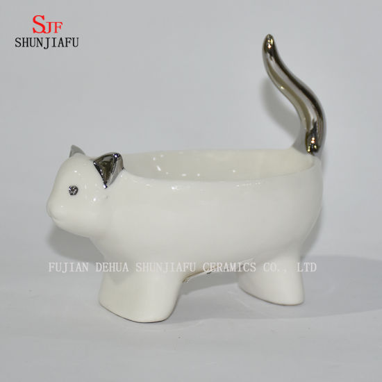 Saboneteira / placa de cerâmica para banheira de forma de elefante