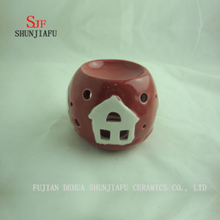 Forma Redonda, Queimador de Incenso para Essence Ceramic (RED) / a