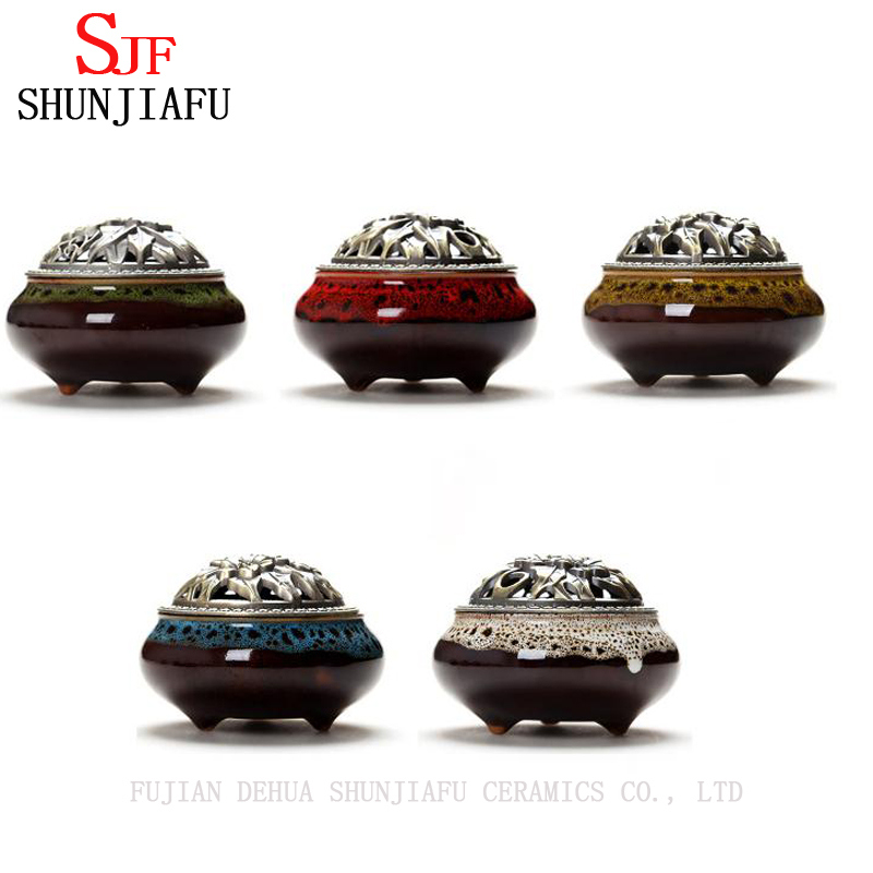 Queimador de incenso cer&acirc;mico de Fambe para a decora&ccedil;&atilde;o home