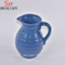Vaso de Cerâmica / Suporte de Buquê Decorativo Azul