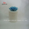 Caixa de jóia azul redonda nova Handmade da flor