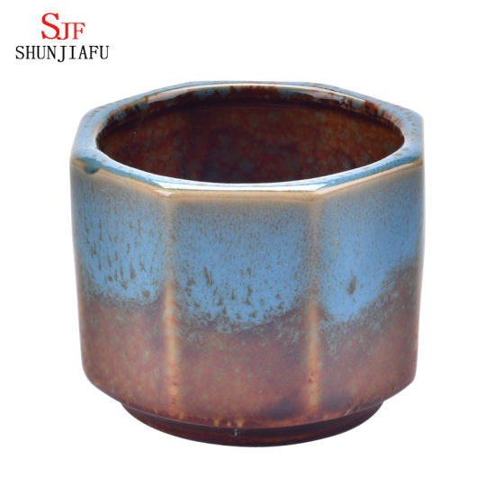 Vaso cerâmico de várias carnes por atacado, bonsais criativos.