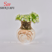 Vaso de cerâmica, ideal para arranjos florais secos em casa, casamentos