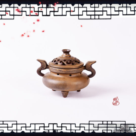 Suporte da vara do incenso do queimador de incenso da cerâmica da forma do tripé