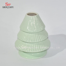 Vasilha de cerâmica de 3 camadas verde