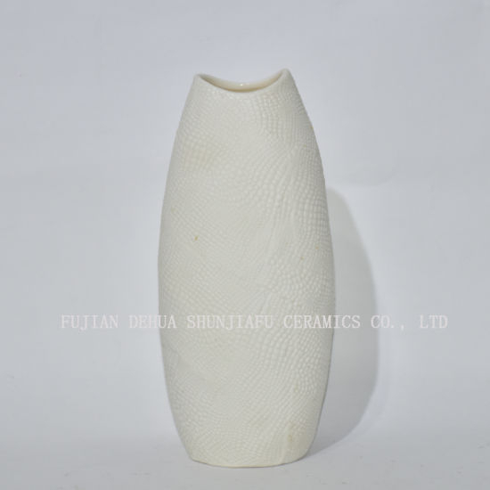 Decoração de cerâmica simples moderna para arte de arranjo de vaso de flores