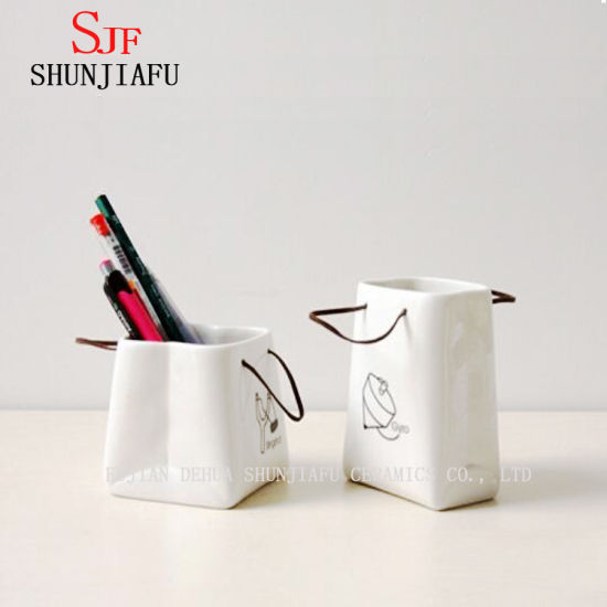 2017 Novo Design Vaso de Flores, Forma de Mochila
