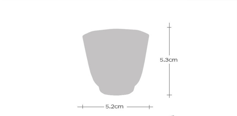 Copo de ch&aacute; vital da porcelana branca brilhante do n&iacute;vel superior, copo do oct&oacute;gono cer&acirc;mico
