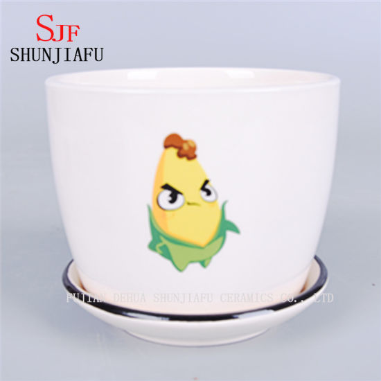 Vaso Cerâmico Plantas Suculentas Vaso Interior Exterior