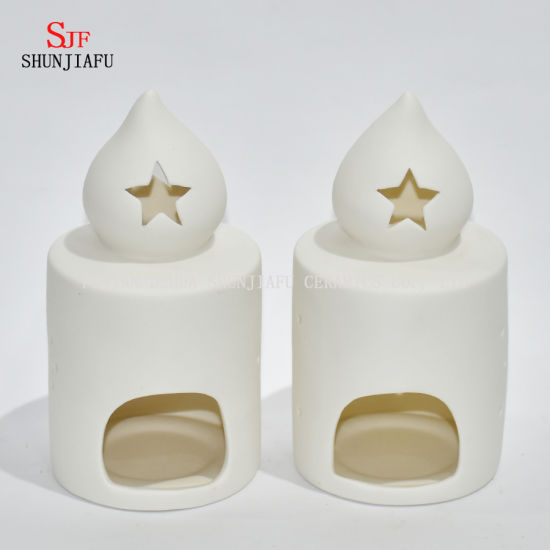 Suporte de vela de cerâmica Tealight Holder para luzes de chá