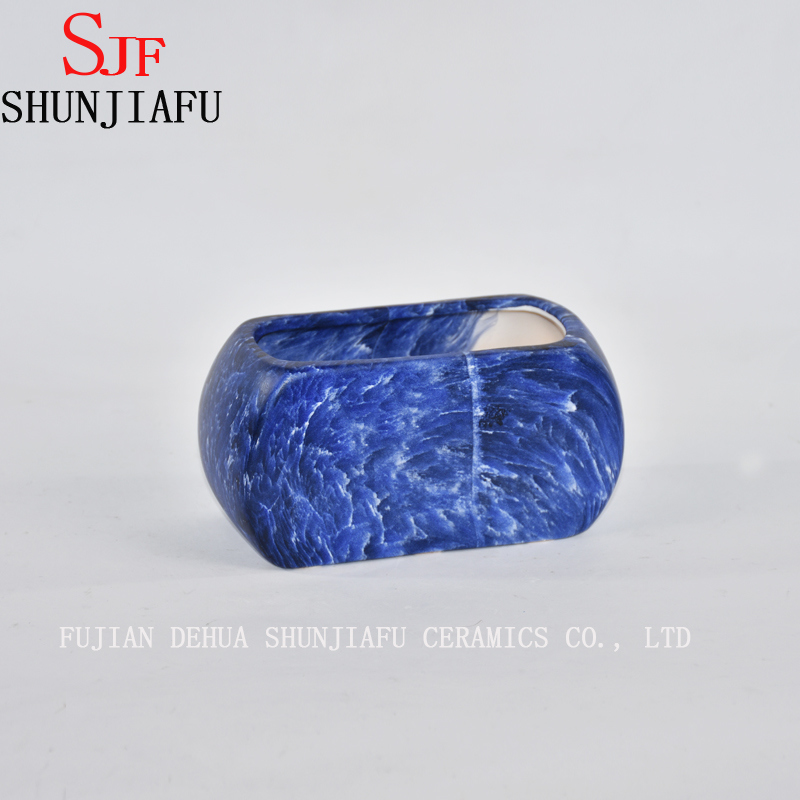 Vaso de flor cer&acirc;mico da noite estrelado de Van Gogh s&eacute;rie