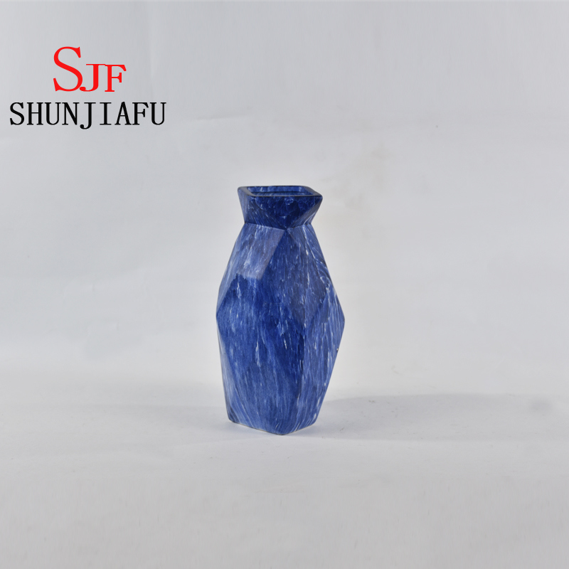 Vaso de flor cer&acirc;mico da noite estrelado de Van Gogh s&eacute;rie