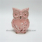 Suporte Tealight Coruja Rosa Cerâmica