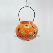 Colheita Alegria Abóboras em forma de lanterna Lanterna de cerâmica
