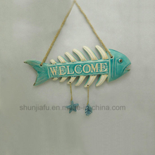 Ornamento cerâmico da mobília do pendente dos peixes do alto mar