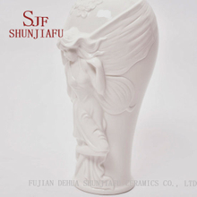 Venda quente todos os tipos de design de vaso de cerâmica moderna em relevo vaso de boas-vindas ordens do OEM