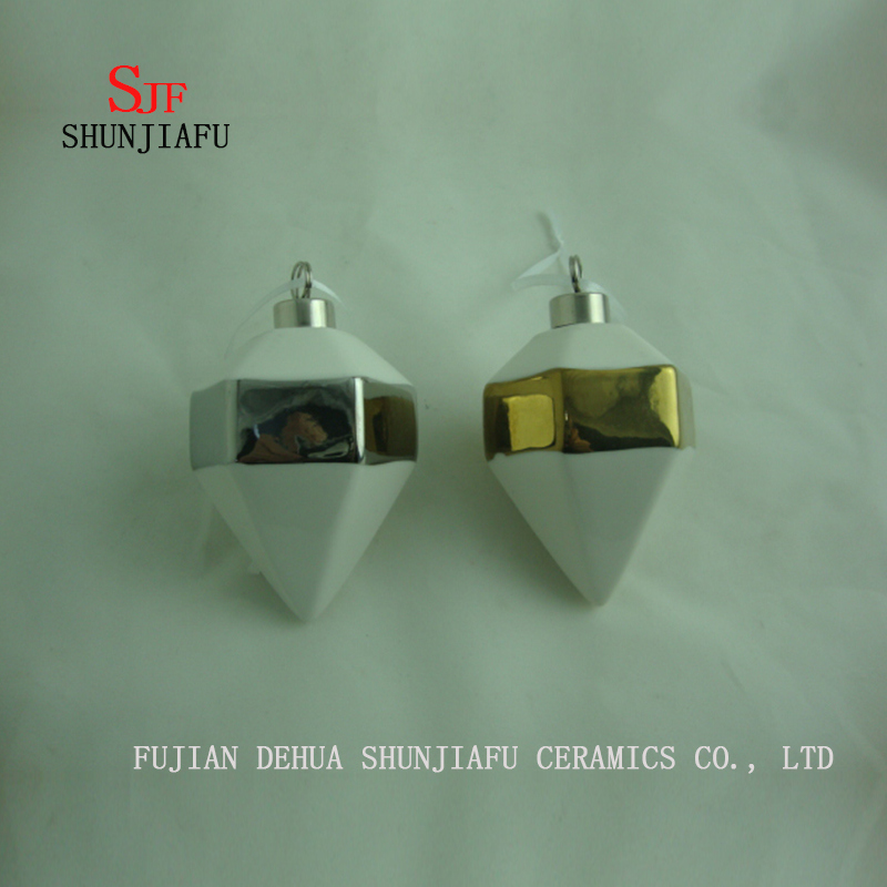 &Aacute;rvore de presentes do partido do festival dos ornamento do Natal / decora&ccedil;&atilde;o de suspens&atilde;o da janela, galvanizando cer&acirc;mico / F