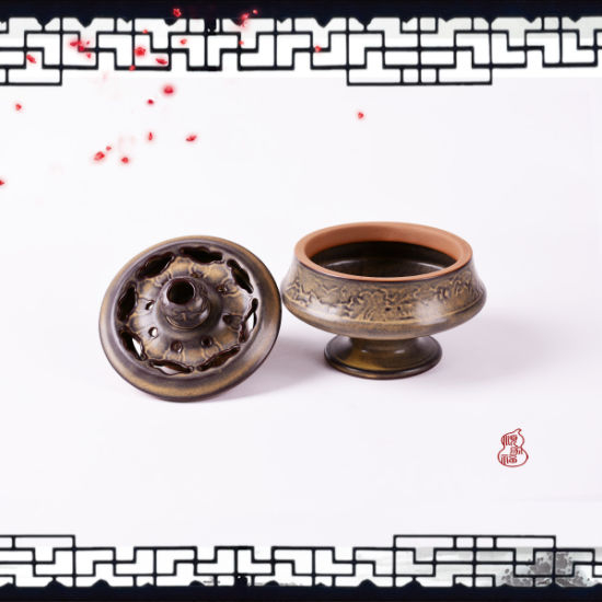 Liga de cobre queimador de incenso de lótus mini incenso queimador de sândalo decoração da casa