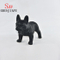 Cão criativo em forma de mealheiro em cerâmica para crianças, preto