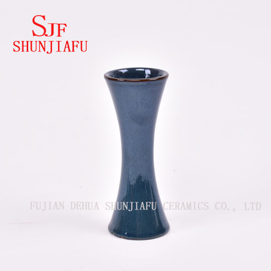 Mini Floret Garrafa Vasos Texturizados de Cerâmica Vasos Flor de Safira Garrafa Floret