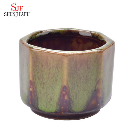 Vaso cerâmico de várias carnes por atacado, bonsais criativos.