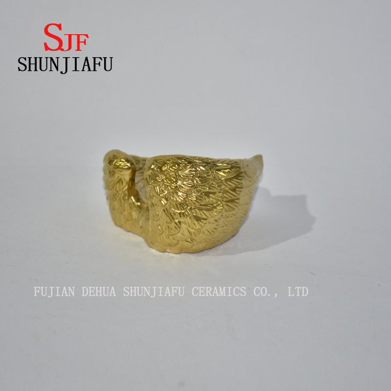 Angel Wings Ceramic Casti&ccedil;al Ornamentos / Casa / Decora&ccedil;&otilde;es de Natal