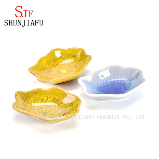 Colher de molho de cerâmica em forma de colher cor branca colher de degustação de porcelana