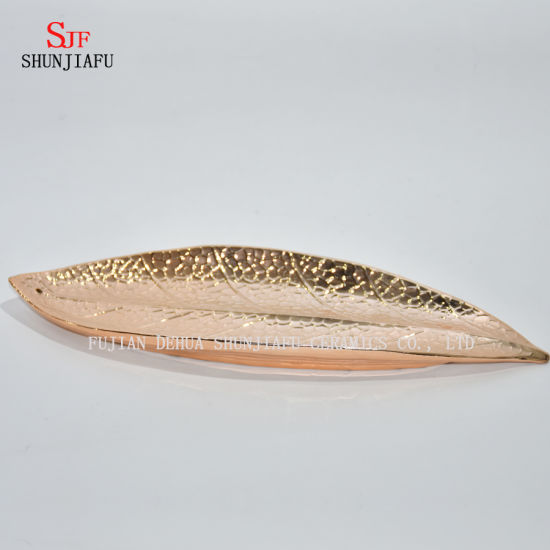 Forma original, placa cerâmica galvanizada / pratos de cobra / pratos de produtos secos